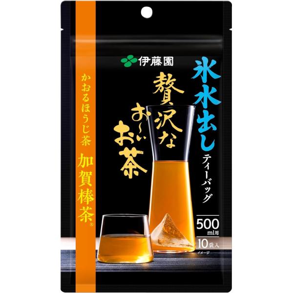 Itoen 伊藤園 茶包 冷茶豪華茶包 1袋(10包) - 甘甜一番摘綠茶 / 香氣加賀棒焙茶