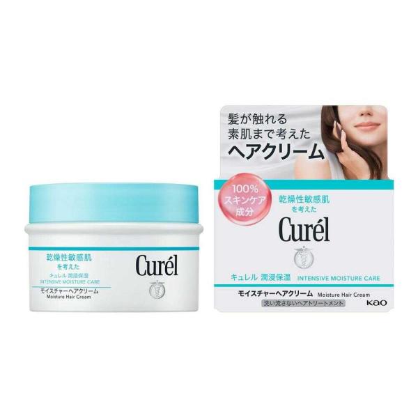 KAO 花王 美髮 護髮霜 Curel 免沖洗 保濕護髮霜 70g