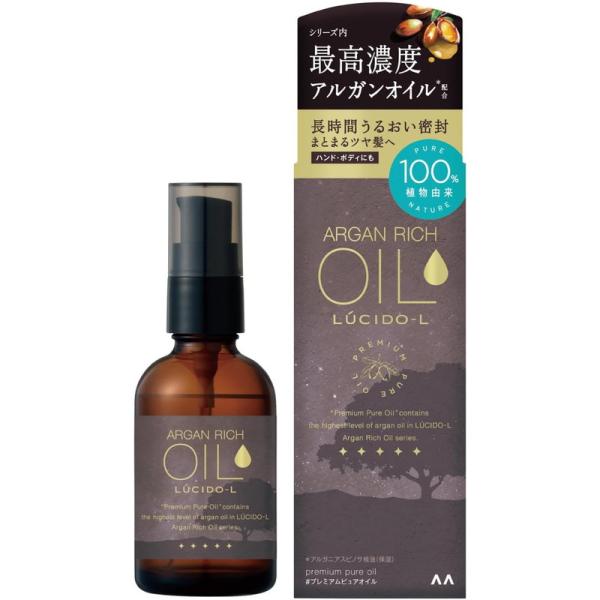 Mandom 護髮油 LUCIDO-L #Premium Pure Oil 高級純淨護髮油 60ml