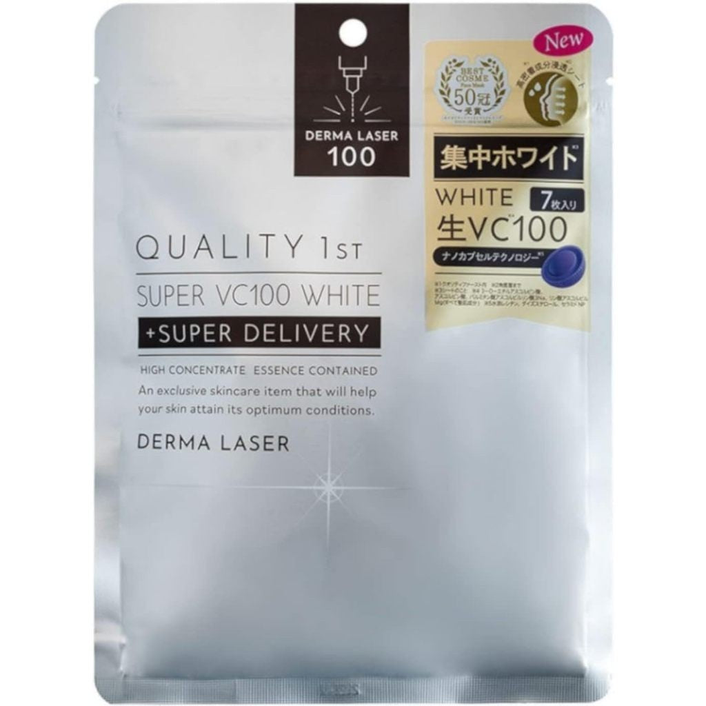 日本 人氣面膜 皇后面膜 QUALITY 1st DERMA LASER 面膜 7片