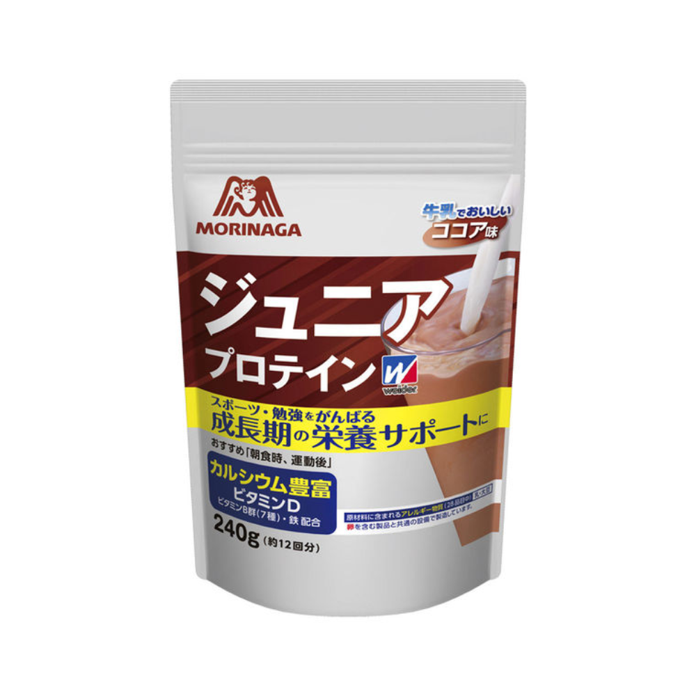 Morinaga 森永製菓 飲品 高蛋白 成長期兒童專用營養補充蛋白粉(可可風味) 1包 / 240g