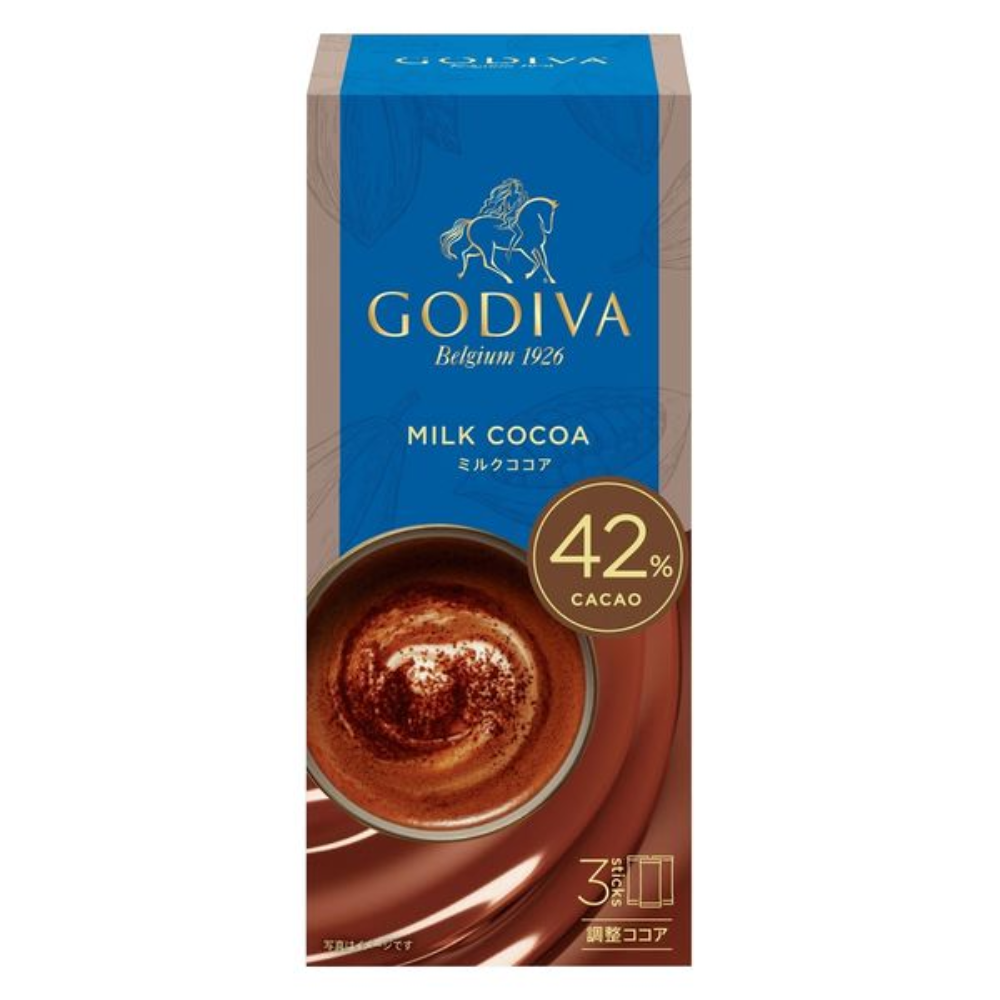 GODIVA 歌帝梵 即溶飲品 可可 GODIVA Premix 濃醇黑可可/牛奶可可 3包入