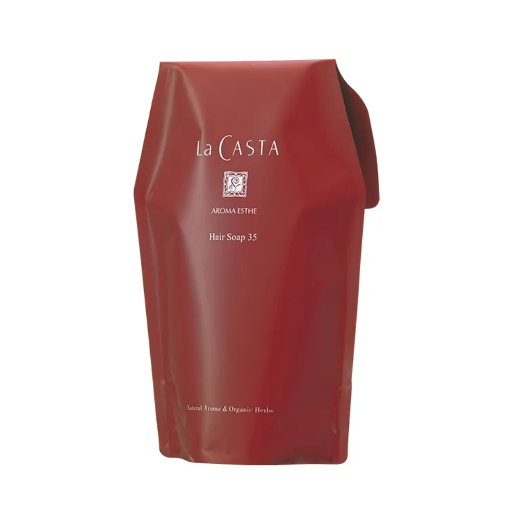 La CASTA 蕾珂詩 洗髮精 沙龍級精油洗髮精 35 柔亮潤澤 補充包 600mL