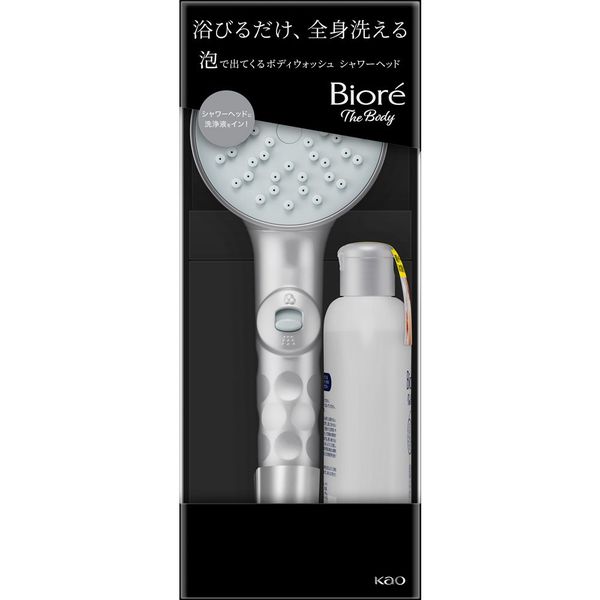 Biore 蜜妮 沐浴乳 蓮蓬頭 身體泡沫沐浴露 (蓮蓬頭+沐浴露/沐浴露) 300ml