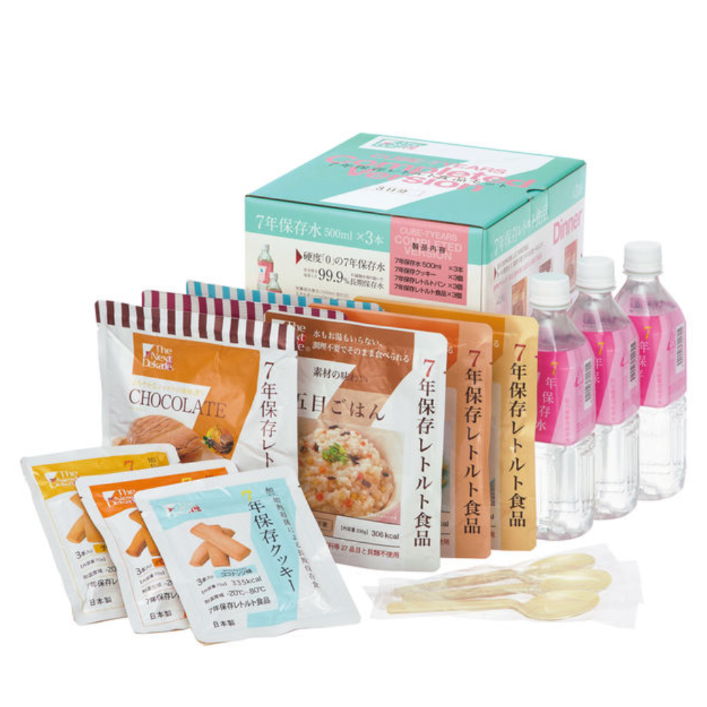 Greenchemy 防災食品 7年保存期限 即時食品 1組(3日份) (TK00000228)