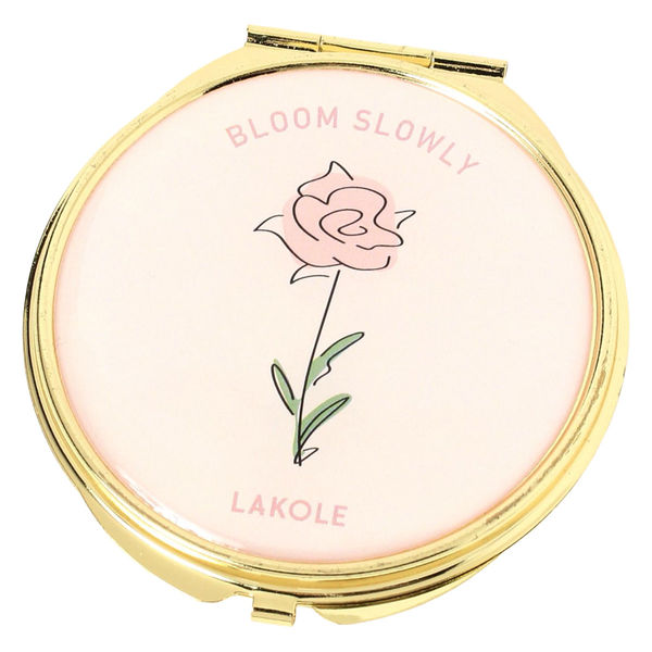 LAKOLE FLOWER 化妝鏡 隨身鏡 (波斯菊 / 鬱金香 / 玫瑰) 1個