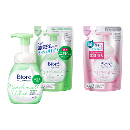 花王  Biore 蜜妮 痘痘肌 棉花糖泡泡洗面乳  本体 150ml KO