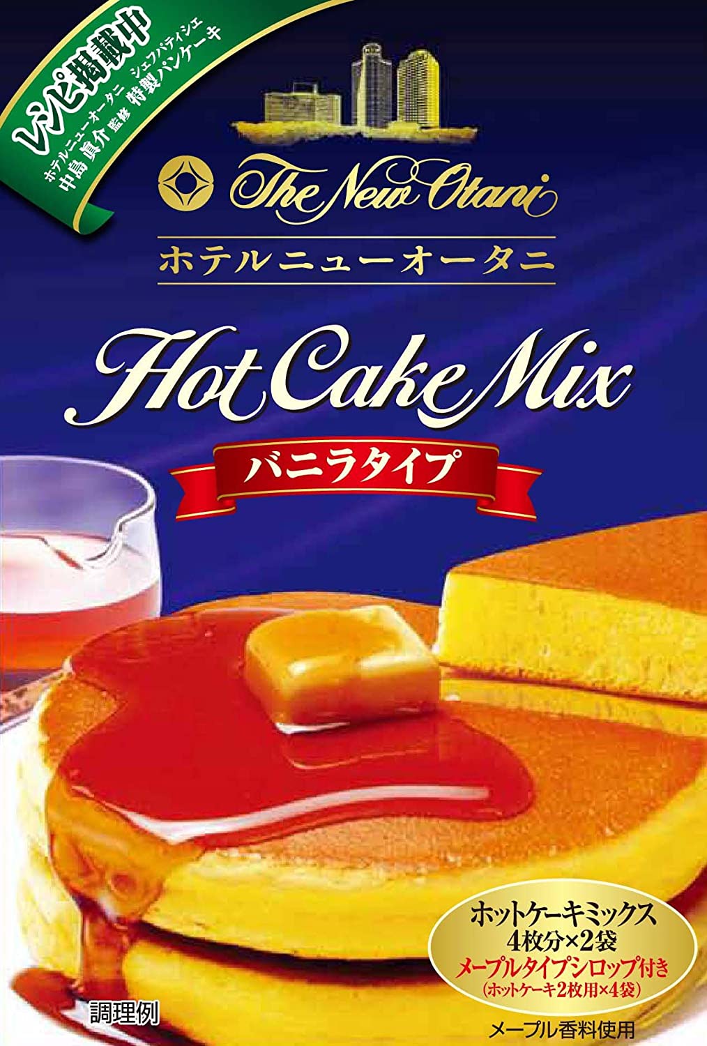 永谷園 新大谷酒店  鬆餅粉 香草風味 付楓糖漿 500g