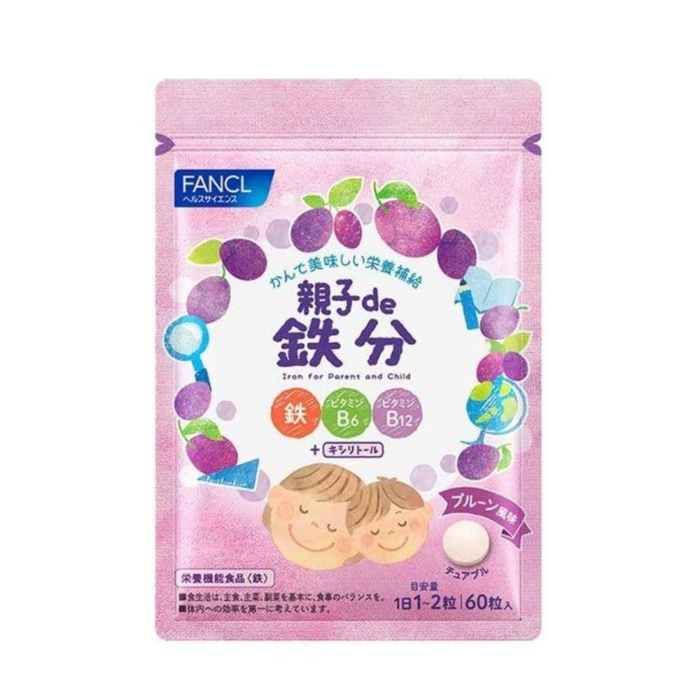 FANCL芳珂 親子鐵質綜合維他命補充錠 30～60天份
