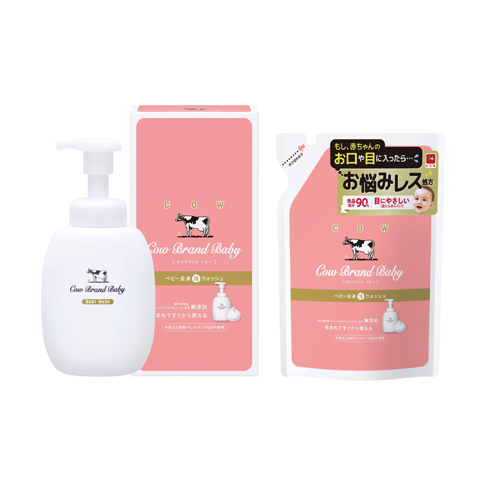牛乳石鹼共進社 cow brand 沐浴乳 嬰兒全身沐浴乳