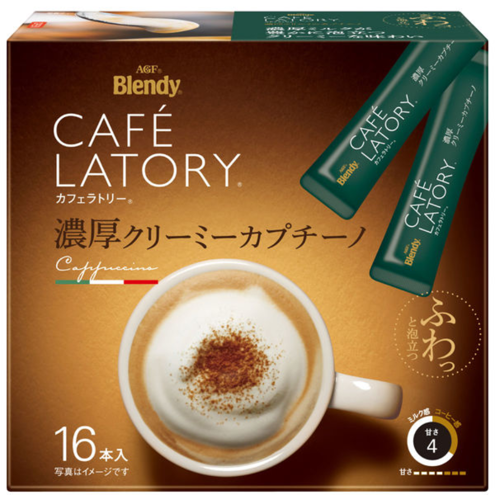 AGF Blendy 濃厚牛奶拿鐵 16包