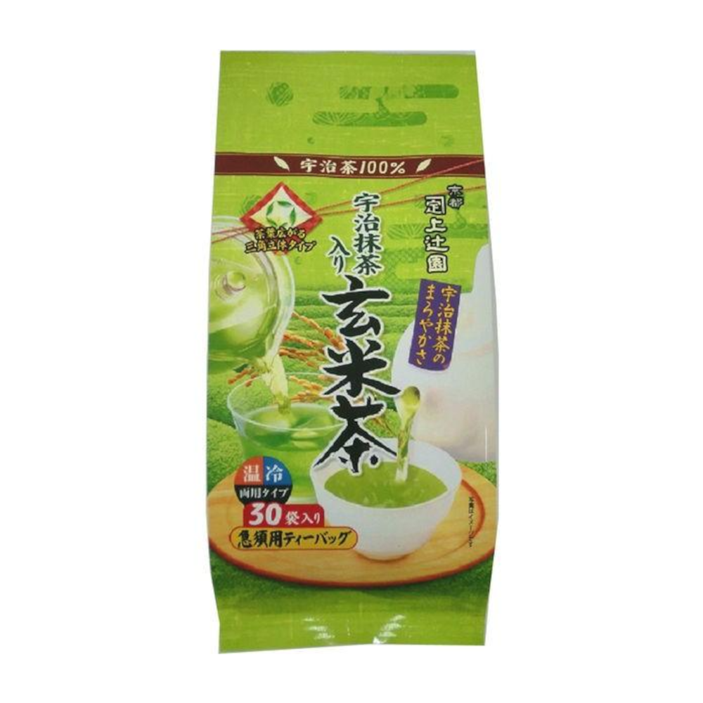上辻園 宇治抹茶入玄米茶茶包 3ｇ 1袋（30包入）