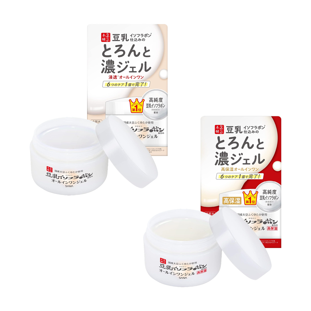 SANA 莎娜  6效合1超保濕凝膠面霜  All in one（補充包） 100g 常盤薬品工業 NAMERAKA本舖