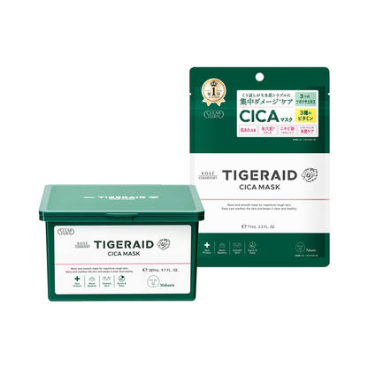 Clear Turn Tigeraid CICA 痘痘肌修復面膜 30 片 KOSE