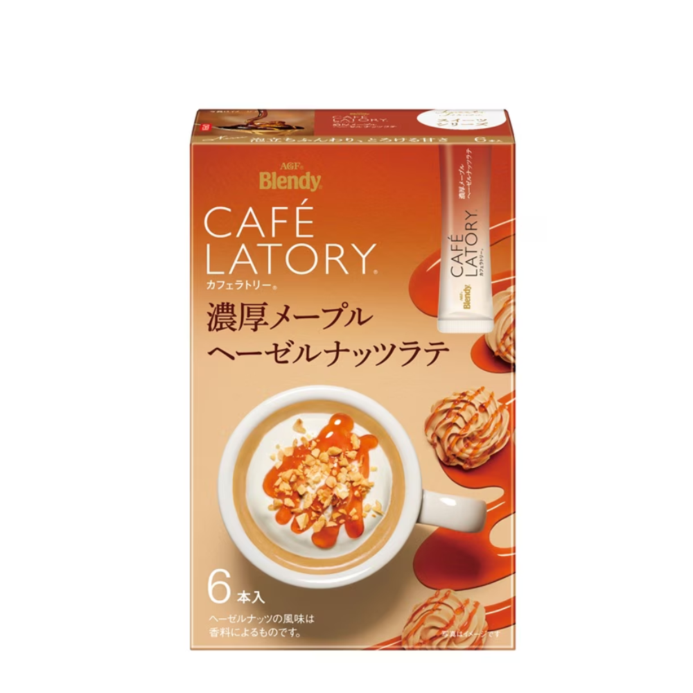AGF Blendy 濃厚榛子拿鐵 6包