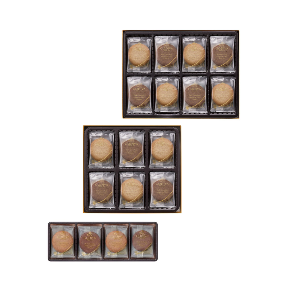 伴手禮 GODIVA  上等巧克力餅乾禮盒 1箱 禮品附手提袋 * 禮品組 巧克力 比利時巧克力 巧克力餅乾