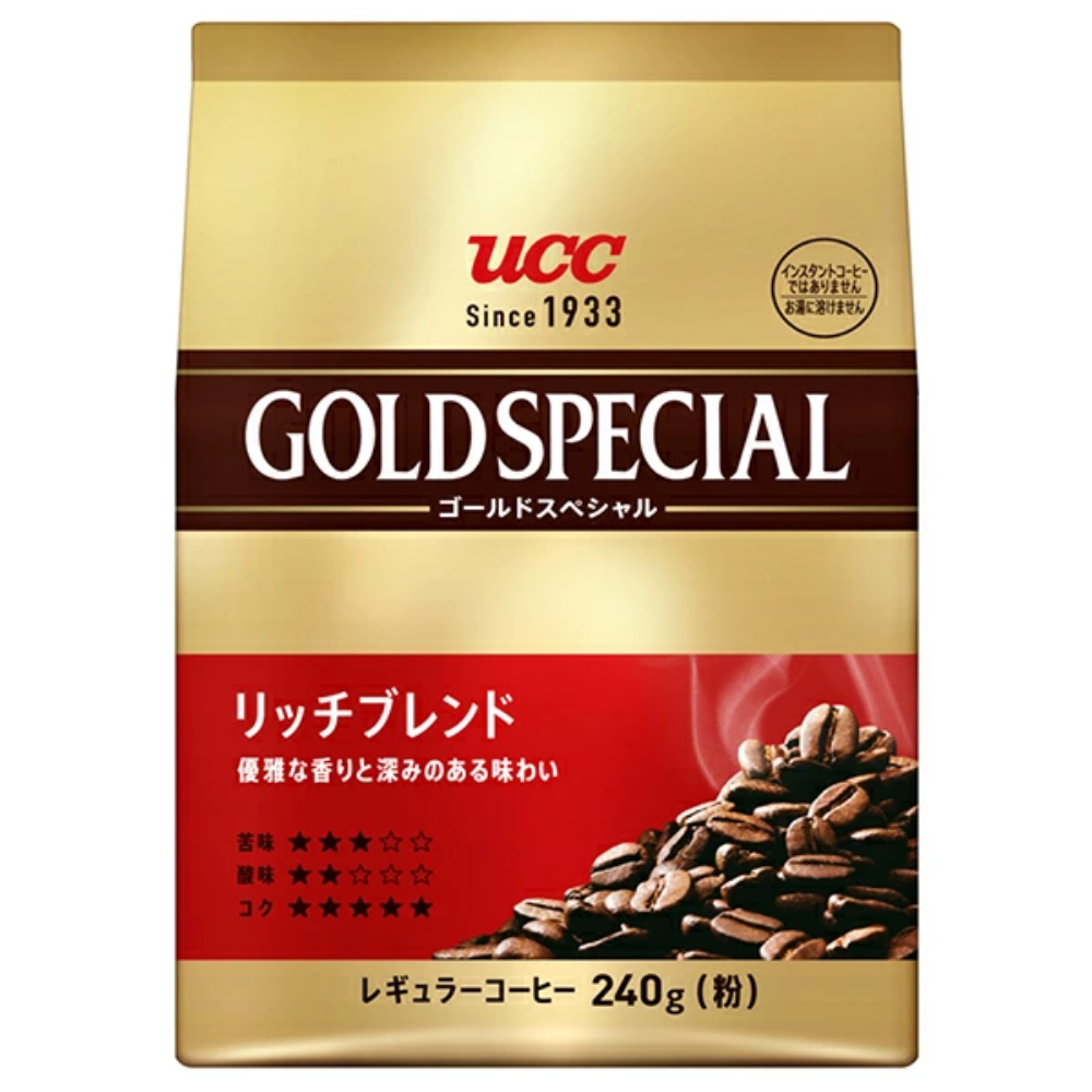 UCC 上島咖啡 咖啡粉 咖啡豆 優仕咖啡 Gold Special Coffee 金質精選系列(咖啡粉、咖啡豆)