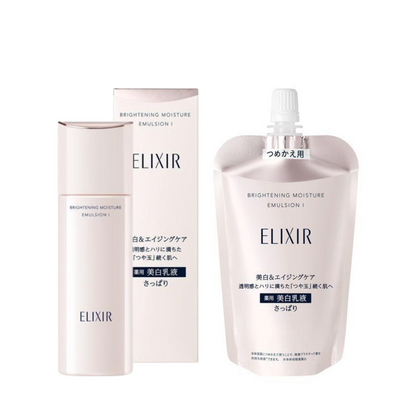 資生堂 ELIXIR 怡麗絲爾 抗老美白乳液 亮白乳霜 WT I 清爽 130ml