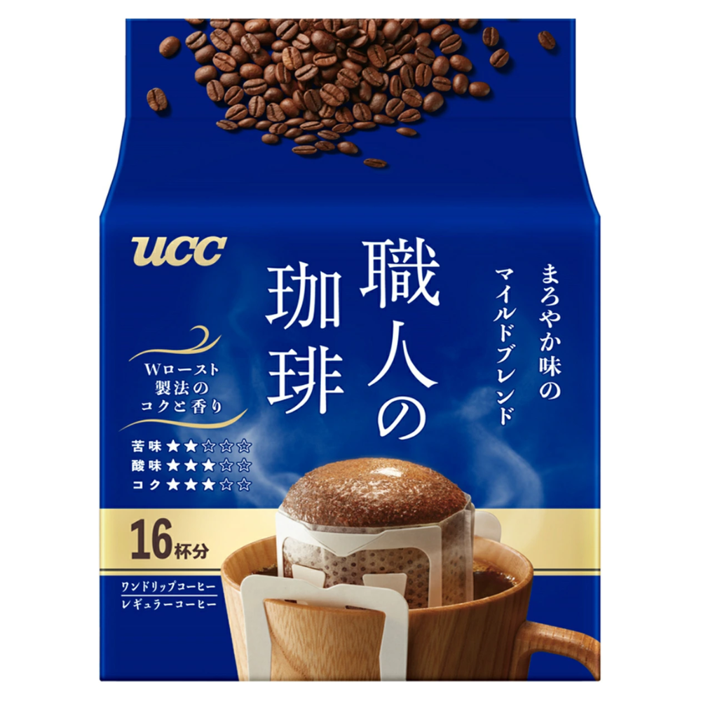 UCC 上島咖啡 咖啡 濾掛式 職人咖啡 濾掛式咖啡系列 16/36/40杯份 (濃郁 / 溫和 / 特調)