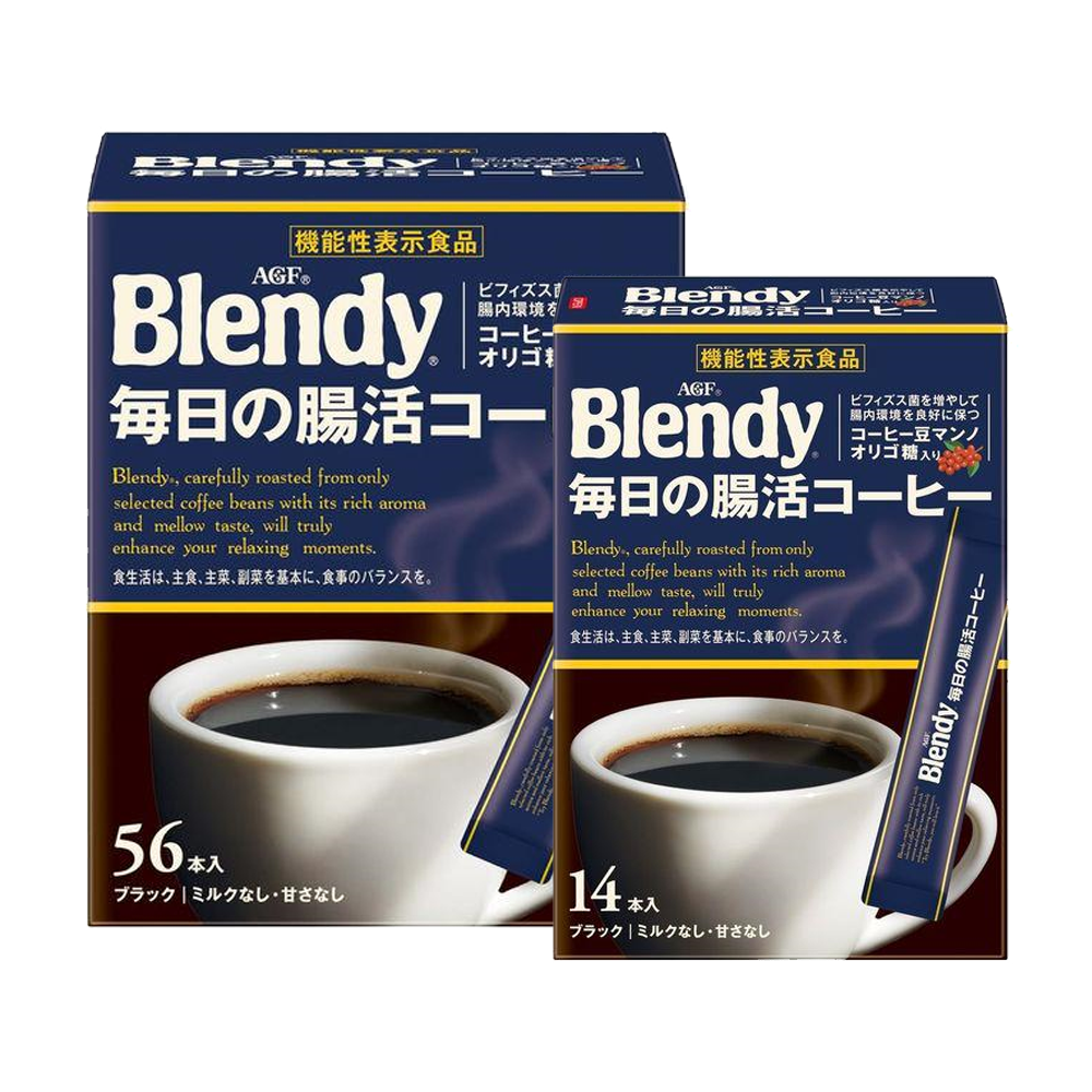 AGF Blendy 腸活即溶珈琲 随身包 14入 56入 袋装