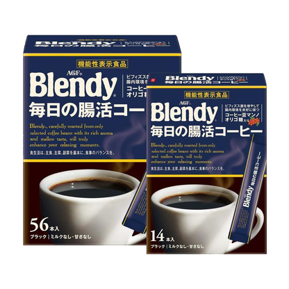 AGF Blendy 腸活即溶珈琲 随身包 14入 56入 袋装