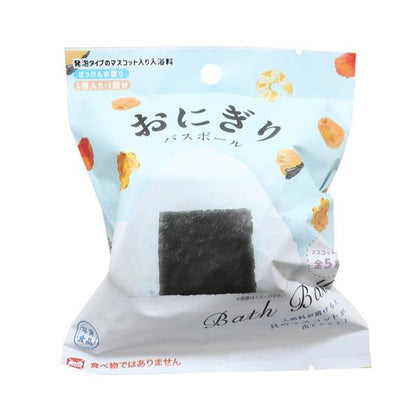 Nol Corporation 身體清潔 沐浴用品 造型泡泡浴球（飯糰/文具）1個