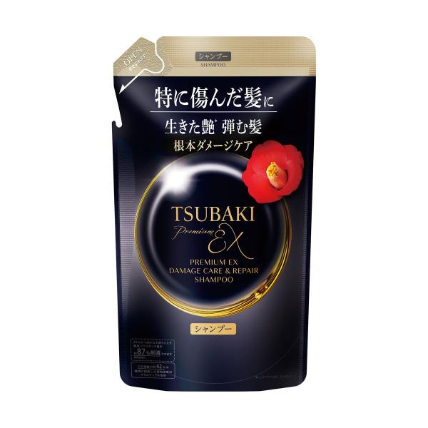 TSUBAKI 思波綺 Premium EX 受潤髮護髮＆修復洗髮精 (450ml / 補充裝 300ml)