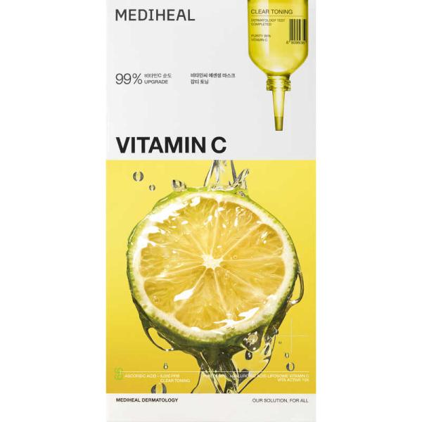 Mediheal 精華面膜（膠原蛋白/茶樹/維生素C/羥基積雪草苷）1盒(4片裝)