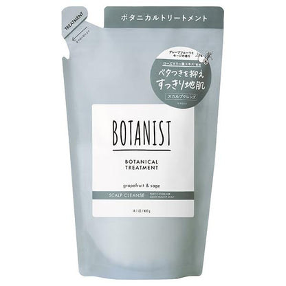 BOTANIST 植物性洗髮精 髮肌淨化/損傷護理/彈潤蓬鬆 補充裝 400g
