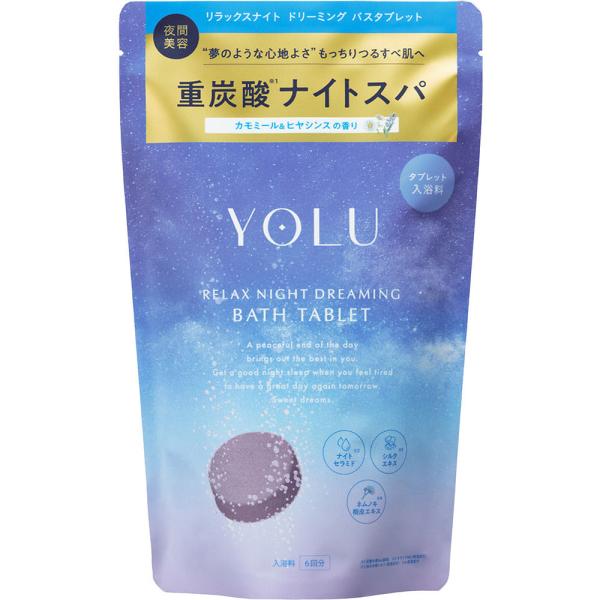 I-ne YOLU 平靜夜夢 / 放鬆夜夢 泡澡錠 沐浴錠 6錠 406g
