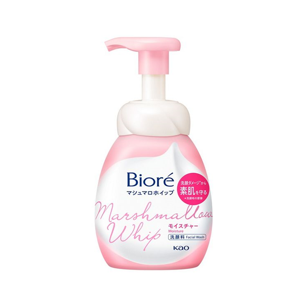花王 Biore 蜜妮 棉花糖保濕泡泡洗面乳  溫和清新的花香 150ml