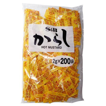 S&B Foods 愛思必食品 黃芥末 獨立包裝 2g x 200包