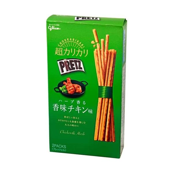 Glico 固力果 百力滋 PRETZ 超脆百力滋 (香草雞肉口味 / 和風干貝醬油口味) 55g