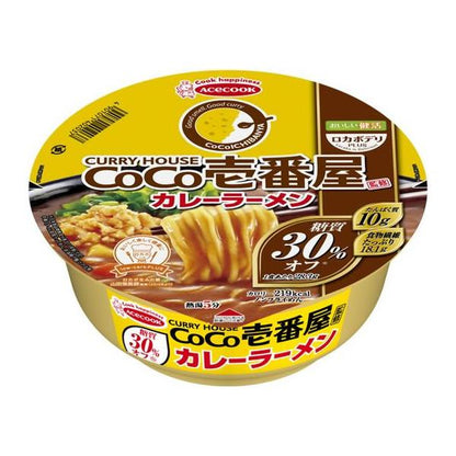 Acecook 低碳飲食PLUS（CoCo壹番屋監修咖哩拉麵 / Ringer Hut監修長崎強棒麵）1份