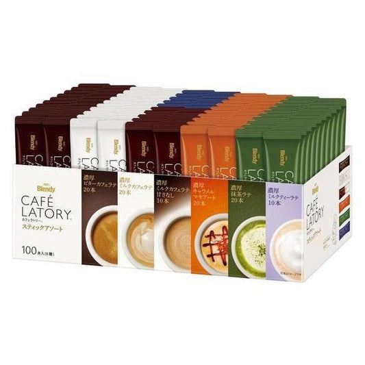 AGF Blendy CAFÉLATORY stick 即溶沖泡隨身包 6種 100包