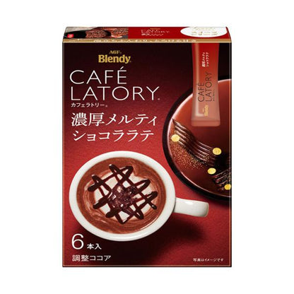 Ajinomoto 味之素 即溶 拿鐵 AGF 濃厚風味系列 即溶拿鐵 (1盒/6入)