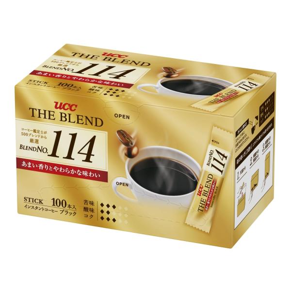 UCC 上島珈琲 The Blend 隨身即溶咖啡 100包入 (114 香甜柔和 / 117 濃郁醇厚)