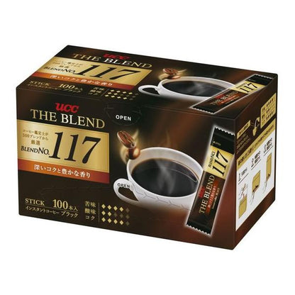 UCC 上島珈琲 The Blend 隨身即溶咖啡 100包入 (114 香甜柔和 / 117 濃郁醇厚)