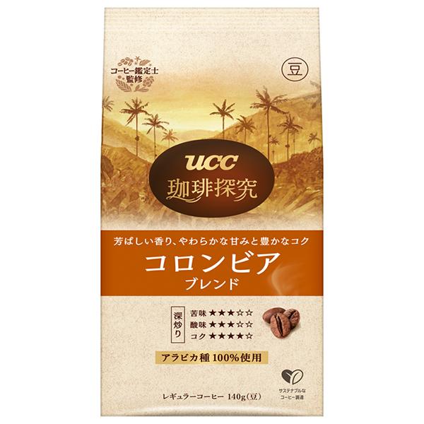 UCC上島咖啡 咖啡探索 咖啡豆 (哥倫比亞特調/曼特寧特調)  1袋 (140g)