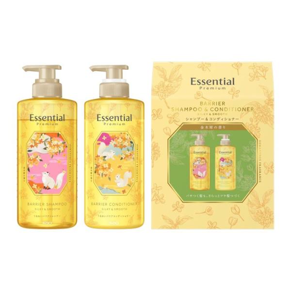 ‎Essential 逸萱秀 Premium Barrier 洗髮精和護髮乳套裝 絲滑柔順 各 450 毫升