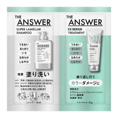 Kao 花王 THE ANSWER 洗髮 護髮乳 試用組