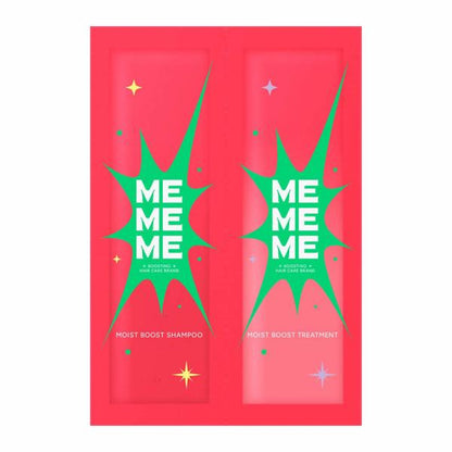 花王 MEMEME 保濕洗髮精 + 凝膠護髮乳 400ml + 400ml + 2.5ml x 2 包