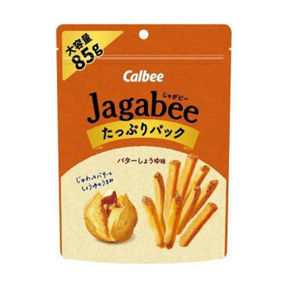 Calbee Jagabee 大包裝 ( 淡鹽味 / 奶油醬油味 ) 大容量85g
