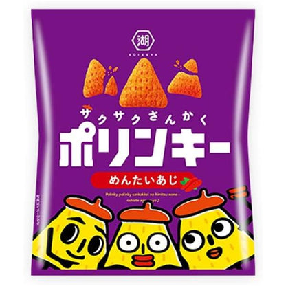 Koikeya 湖池屋 零食 餅乾 Porinki 玉米脆餅（明太子/清爽玉米）55g