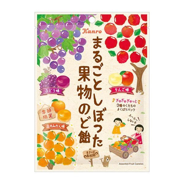 KANRO甘樂 糖果 水果潤喉糖 80g