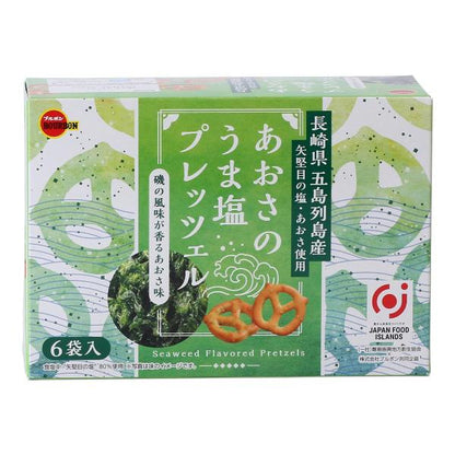 Bourbon北日本 餅乾 青海苔椒鹽捲餅 1盒（6袋）