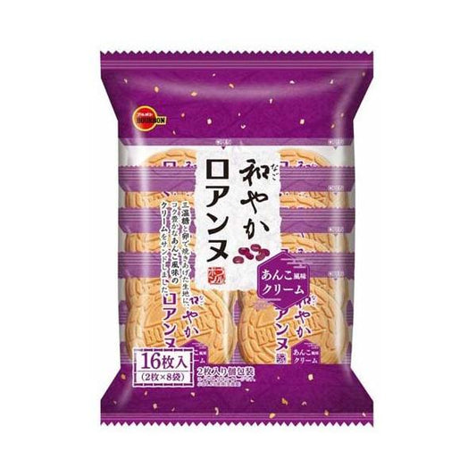 Bourbon 北日本 零食 餅乾 和風夾心餅乾 16片入