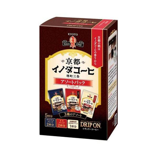 Key Coffee 咖啡 濾掛式 Drip On 京都 INODA 濾掛式咖啡 綜合裝 1盒（5杯份）
