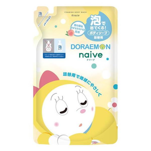 Naive 泡沫沐浴露（夏日哆啦A夢 / 哆啦A夢）瓶裝 600mL / 補充包 480mL