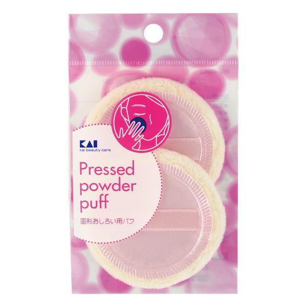 KAI 貝印 美妝用品 粉撲 壓粉專用粉撲 2入